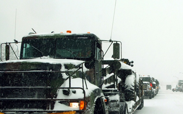 New York National Guard Troops Assist with Snow Removal in Upstate New York
