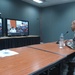 Army Analyst Connects with Family via Video Conference at Fort Hood