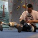 Wounded Warrior Scales Rock Wall with Prosthetic Feet