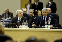 Gates Attends His First NATO Meetings
