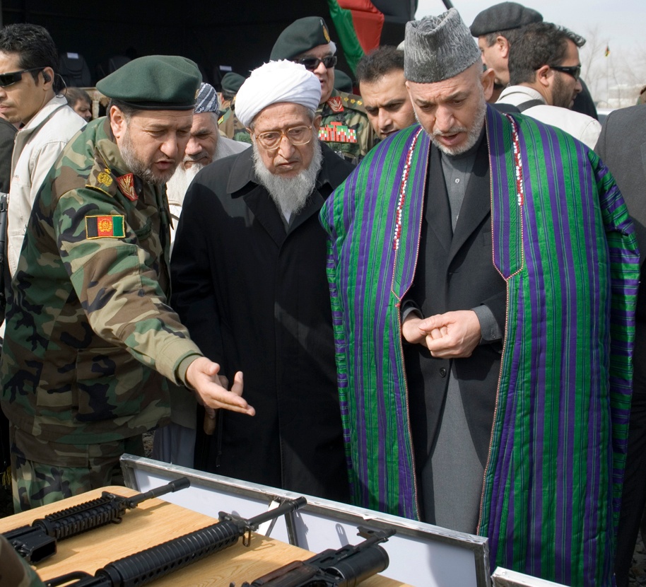 Afghan President Receives Military Equipment Transfer from U.S.
