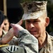 Top Military Leader Salutes Soldier at Fort Sam Houston