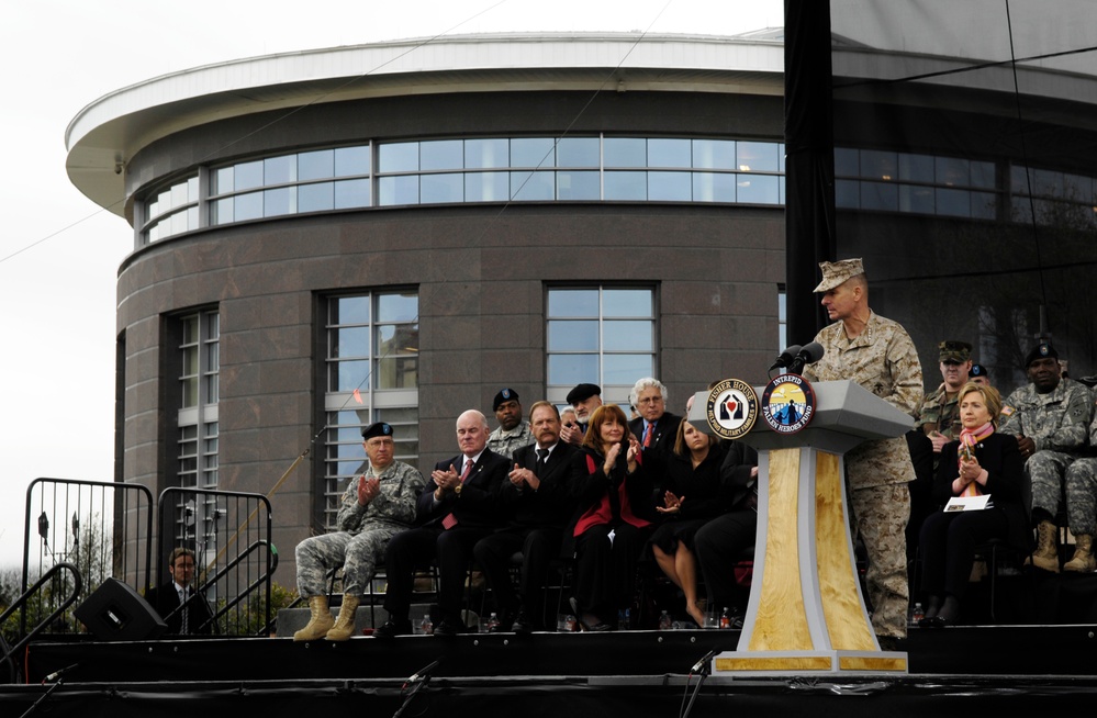 Pace Honors Wounded Warriors at Center for the Intrepid Dedication