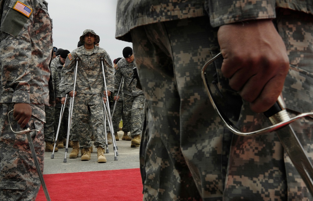 Soldier Prepares for Dedication of New Rehabilitation Center at Fort Sam Houston