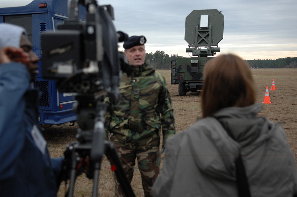 Air Force Colonel Discusses Non-Lethal Directed Energy Weapon at Moody Air Force Base