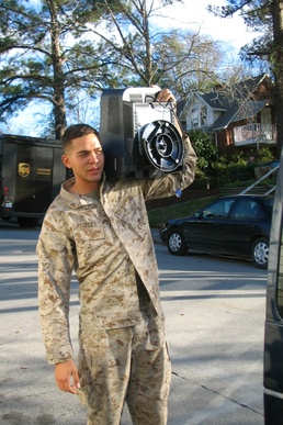 Marine Distributes Refurbished Computers to Families of 2nd MEF