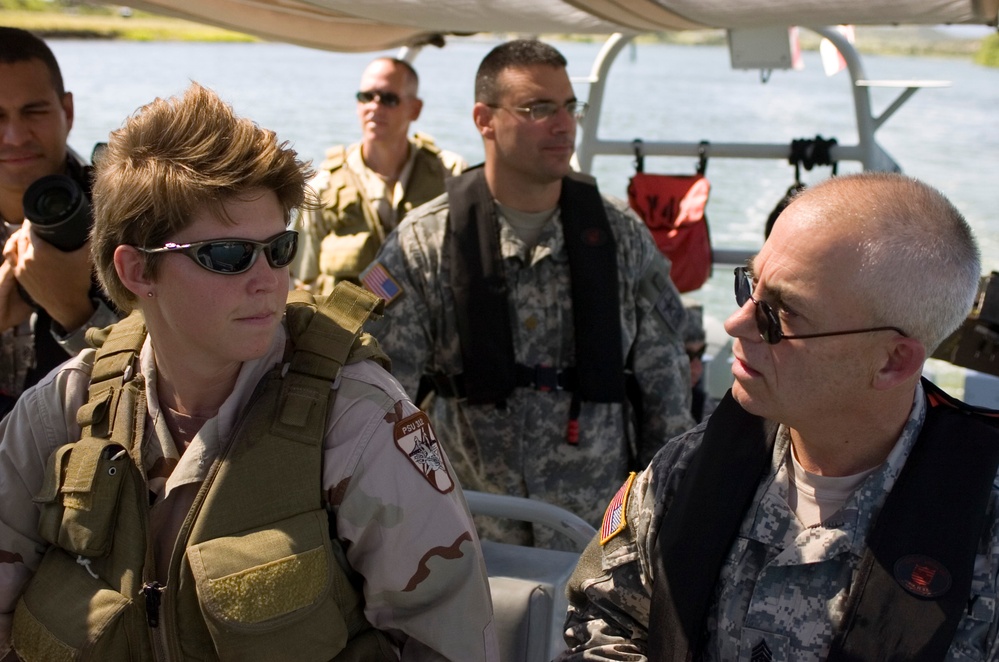 National Guard Senior Enlisted Advisor Visits Troops at Guantanamo