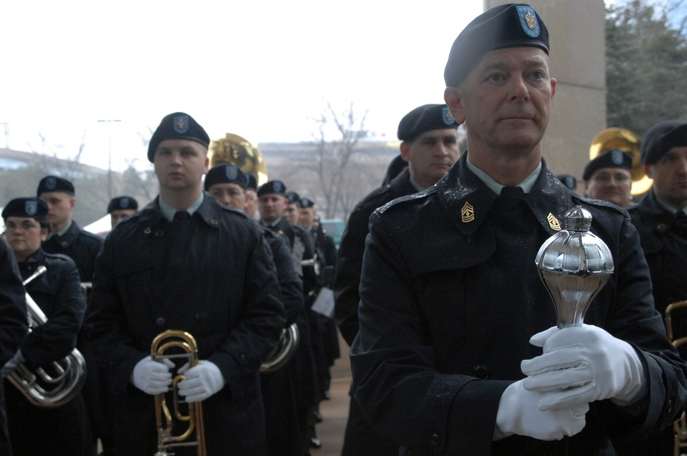 Michigan National Guard Band Prepares for Ford Funeral