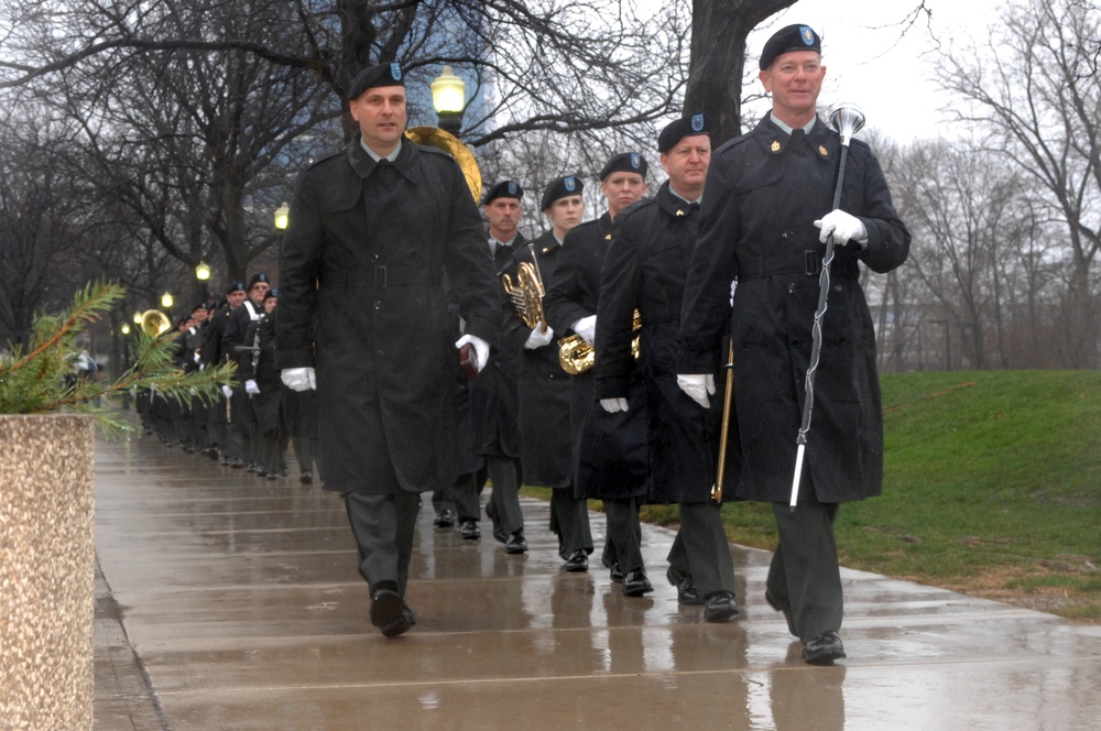 Michigan National Guard Band Prepares for Gerald Ford Funeral