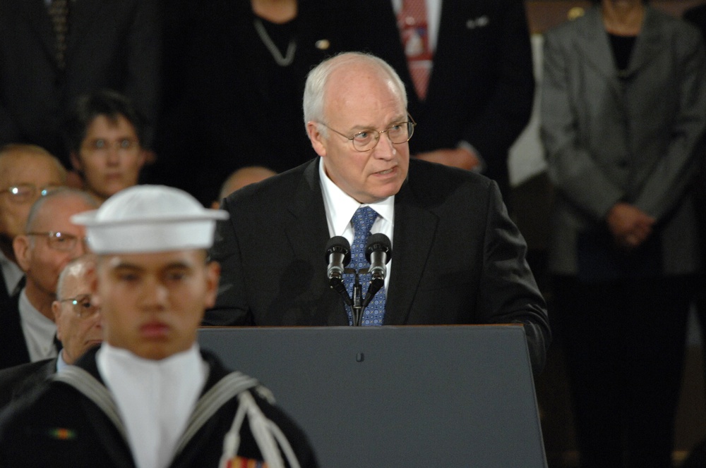 Cheney Pays Tribute to Former President Ford at U.S. Capitol Rotunda
