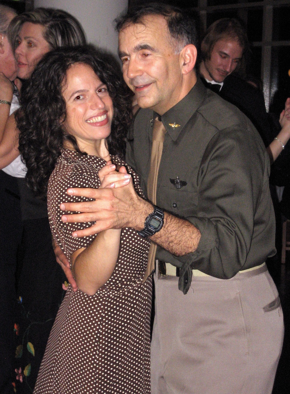 Vintage Attire Worn to USO Benefit at Sequoia Restaurant
