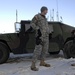 Alaska National Guard Soldiers Patrol Missile Defense Complex