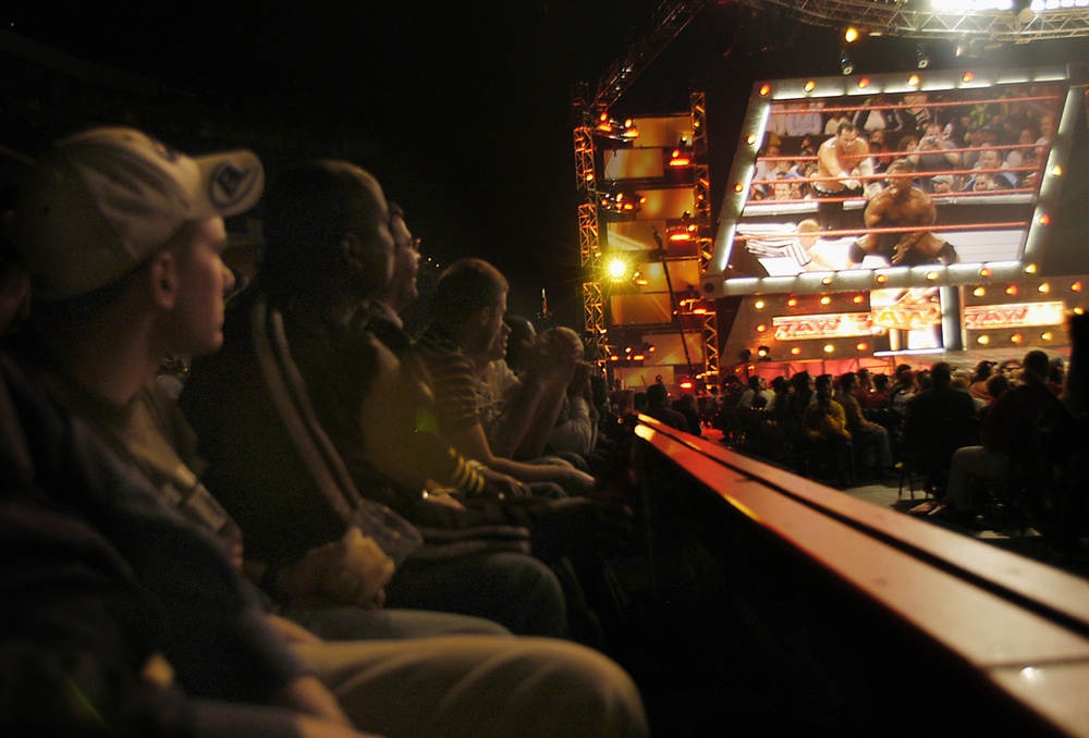 Wounded Warriors Attend WWE Monday Night Raw in Washington