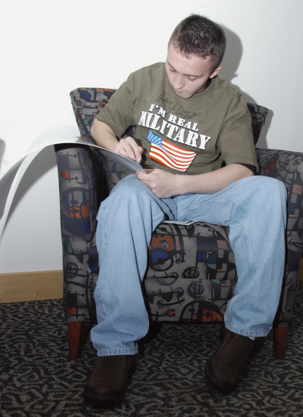 Wounded Warrior Designs Poster for WWE Event at Walter Reed