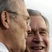 Bush Bids Farewell to Outgoing Defense Secretary Rumsfeld