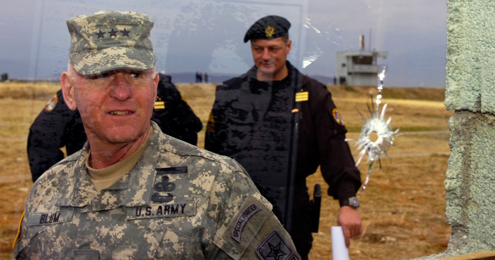 National Guard Leaders Witness Montenegrin Special Forces Demonstration