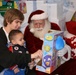 Young Brothers Delight in Visit with Santa