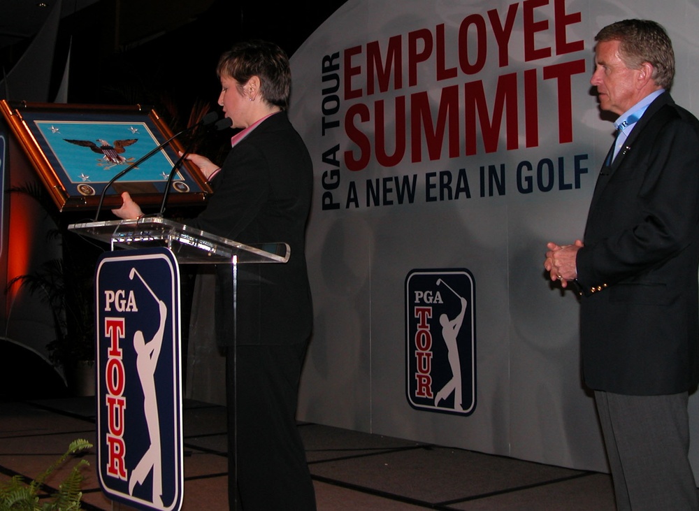 Defense Department Honors PGA Tour for Supporting U.S. Troops