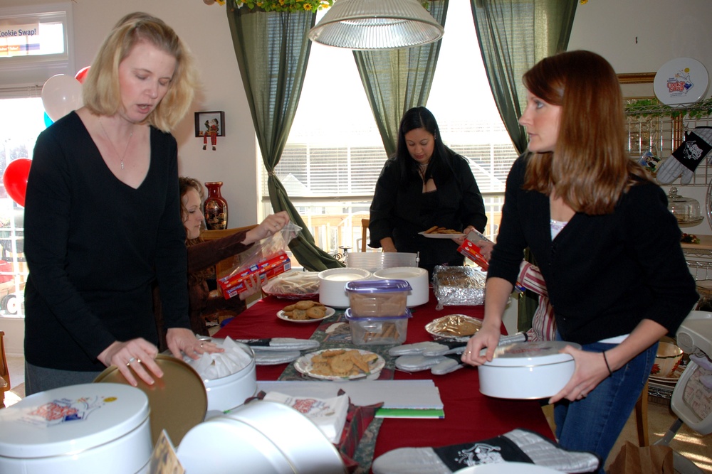 Volunteers Pack Cookies for Marines at Quantico