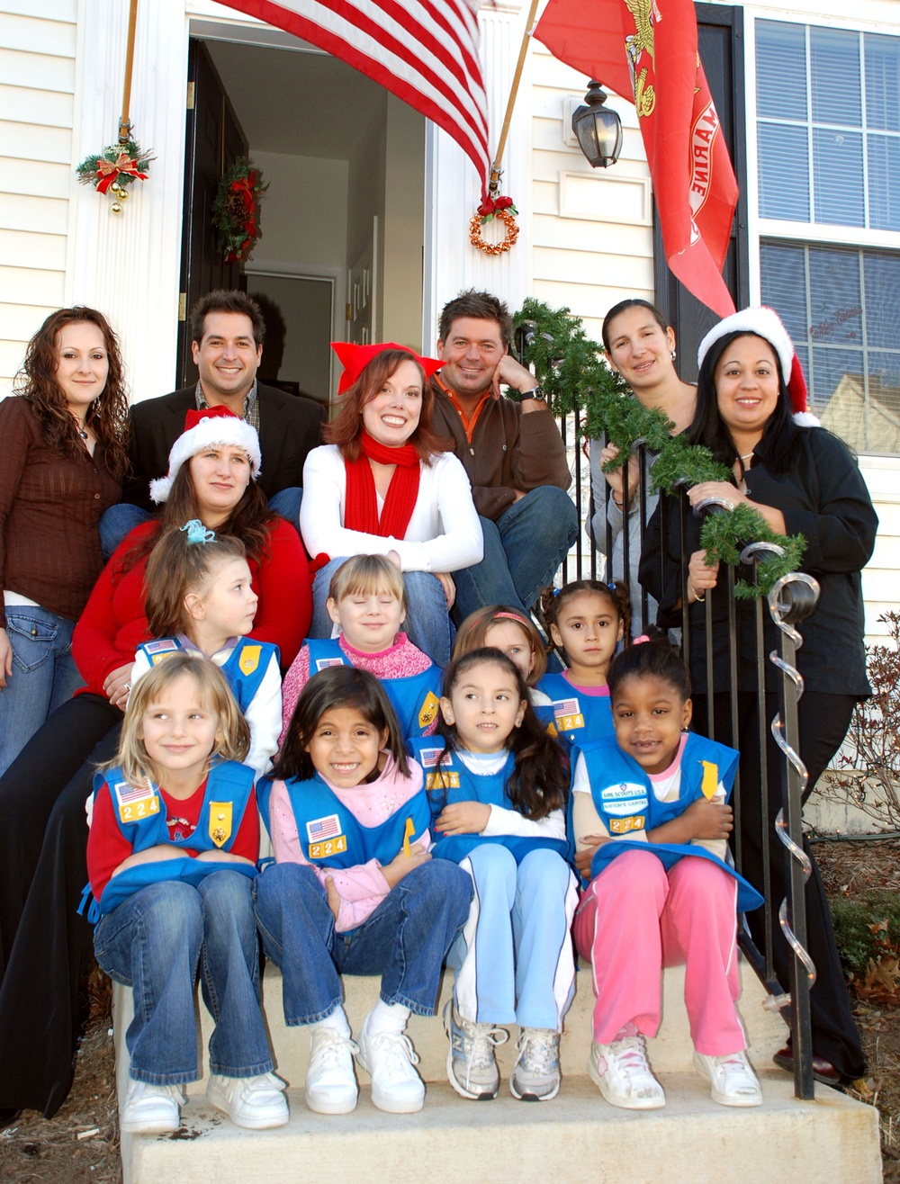 Daisy Girls of Troop 224 Meet Food Network Stars Bobby and Jamie Deen