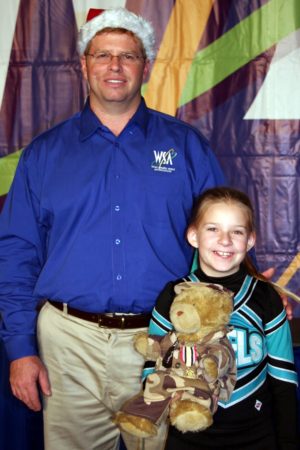 Bailey Reese, Hero the Bear, and Darren DeMoss Celebrate Troop Support at Christmas Card Competition
