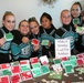 Cheerleaders Make Hundreds of Holiday Cards for Troops at Competition