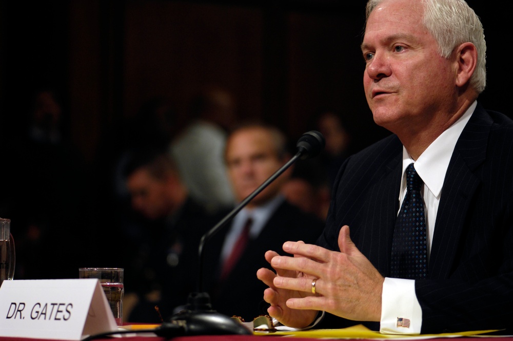 Gates Testifies Before Senate Armed Services Committee on Defense Secretary Nomination