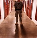 Soldier Stands Guard at Guantanamo Bay Detention Center