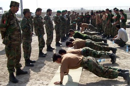 Afghan Soldiers Train for Elite Unit Selection
