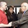 Emmy Winner Asner Honors Wounded Soldier at Walter Reed