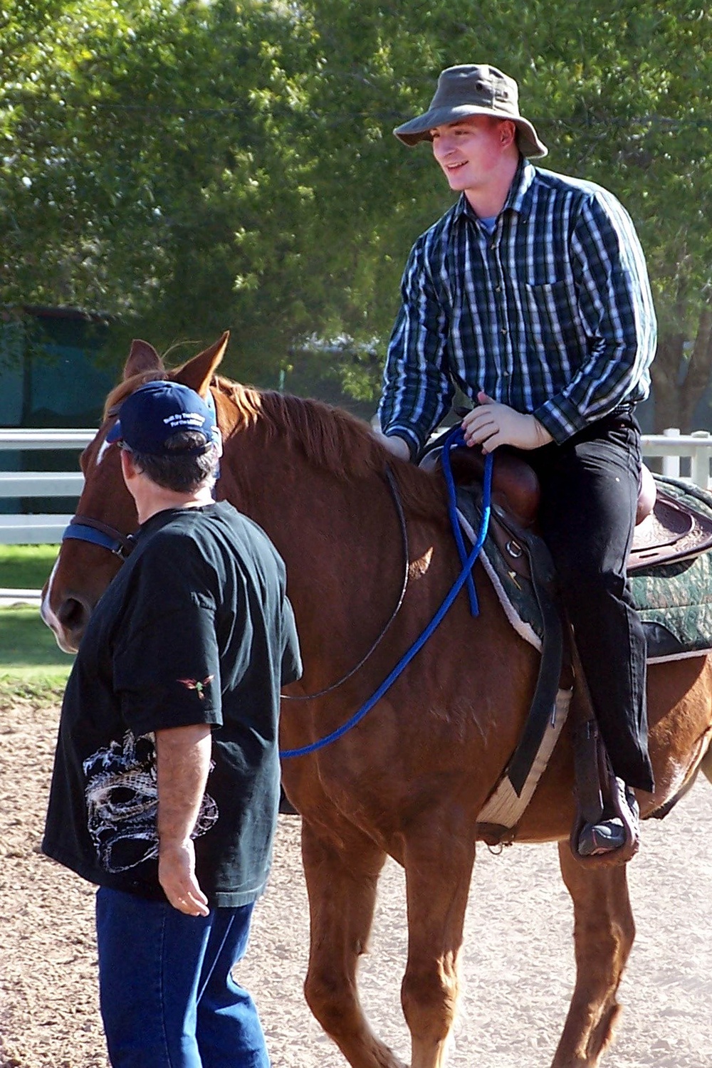 Wounded Warriors Enjoy 'Horses for Heroes' Event at Fort Sam Houston