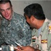 U.S. and Iraqi Army Officers Celebrate Thanksgiving Together in Iraq