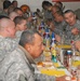 Senior Enlisted Advisor Shares Thanksgiving Meal with Troops in Afghanistan