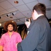 WWE Superstar Carlito Poses for Photo with Navy Petty Officer at Troop Support Event