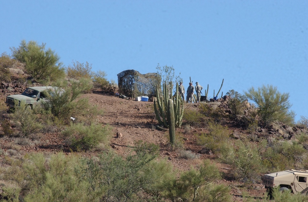 Indiana National Guard Supports Border Patrol in Arizona