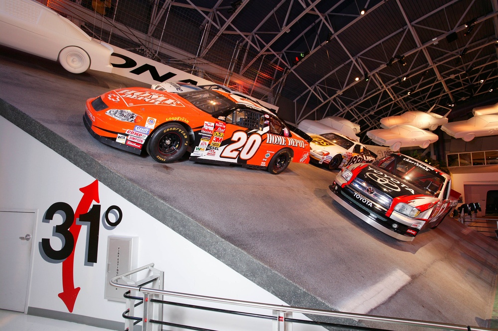Replica NASCAR Cars and Trucks Thrill Fans at Daytona USA