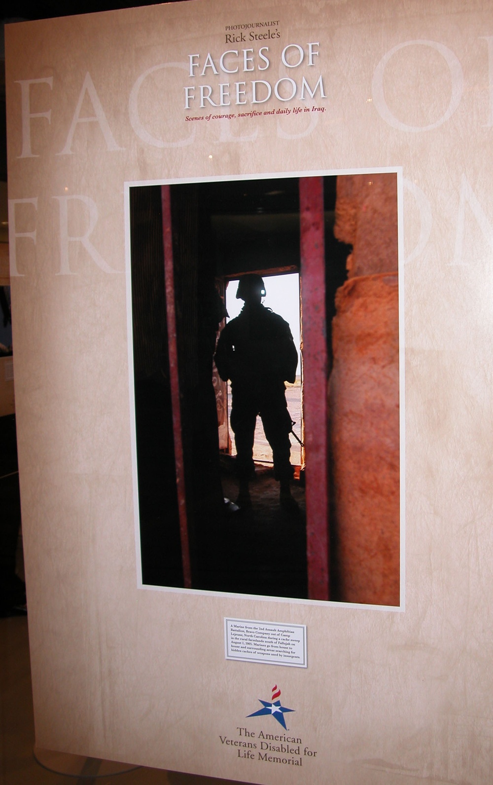 Faces of Freedom Exhibit Showcases Courage, Sacrifice in Iraq