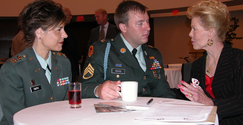Disabled Veterans Discuss Memorial with Philanthropist