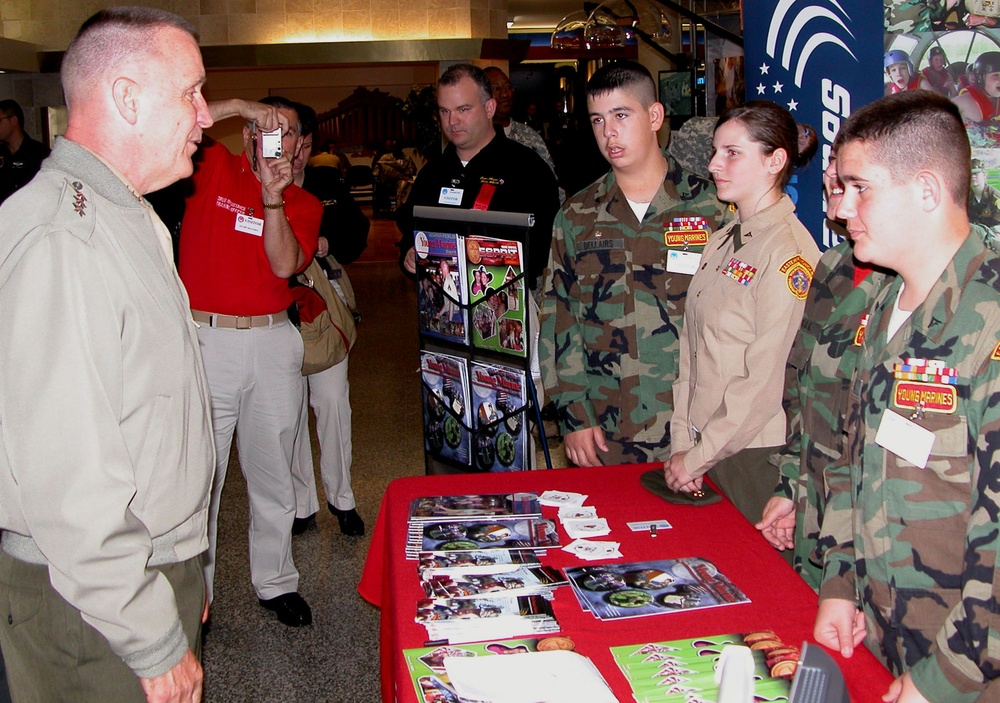 Young Marines Promote Healthy, Drug-Free Lifestyles