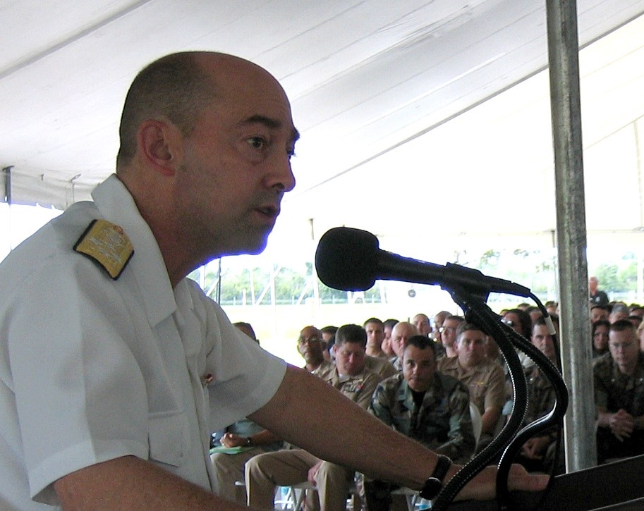 SOUTHCOM Commander Emphasizes Core Values in All Hands Call