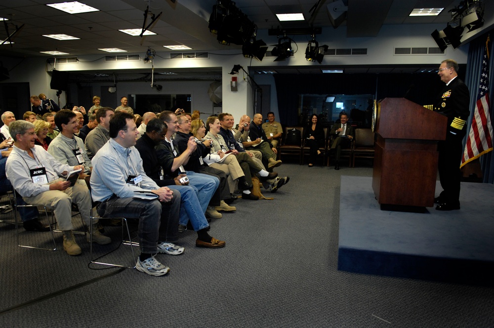 Joint Chiefs Vice Chairman Briefs Civilian Leaders on Military Mission
