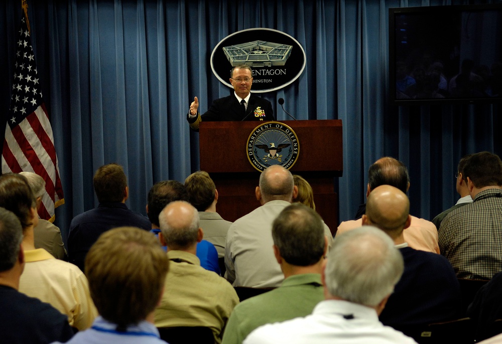 Joint Chiefs Vice Chairman Briefs Civilian Leaders on Military Mission