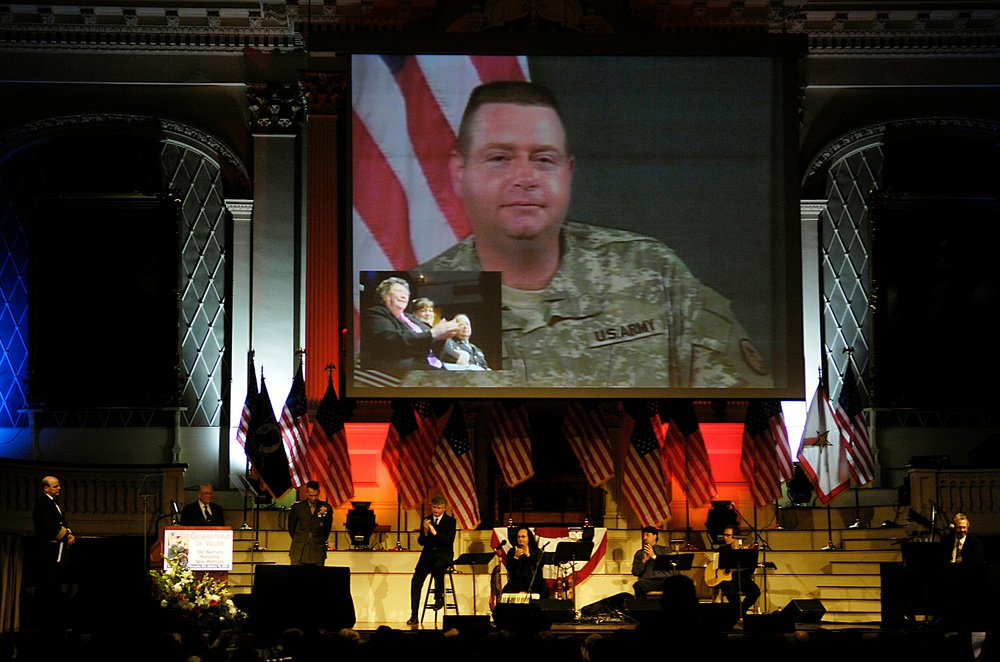 Army Staff Sgt. Connects with Family During Tribute Concert