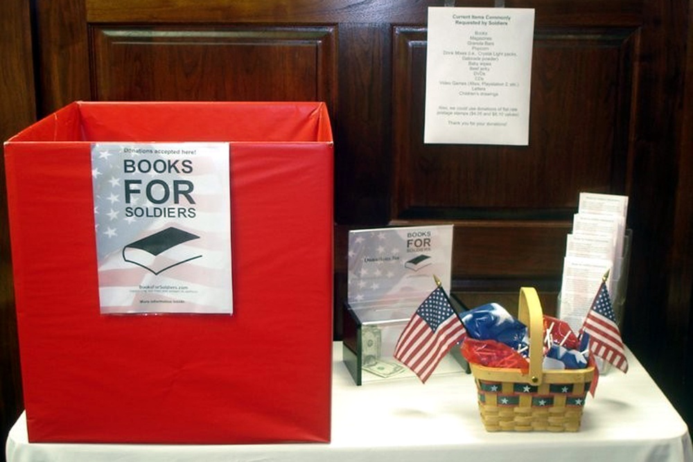 First Citizens Bank Collects Books for Troops Overseas
