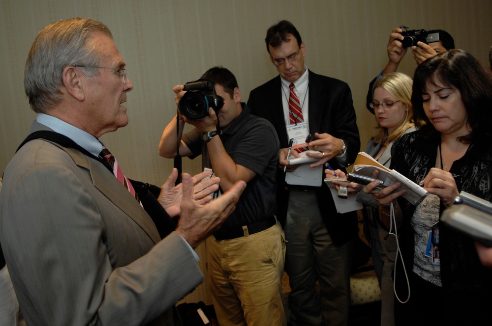 Rumsfeld Promotes Defense Cooperation at Americas Conference in Nicaragua