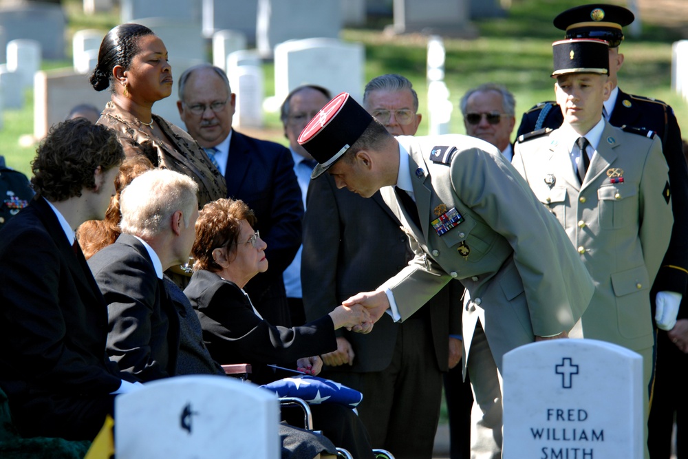 French Military Honors Fallen U.S. Soldier's Relative