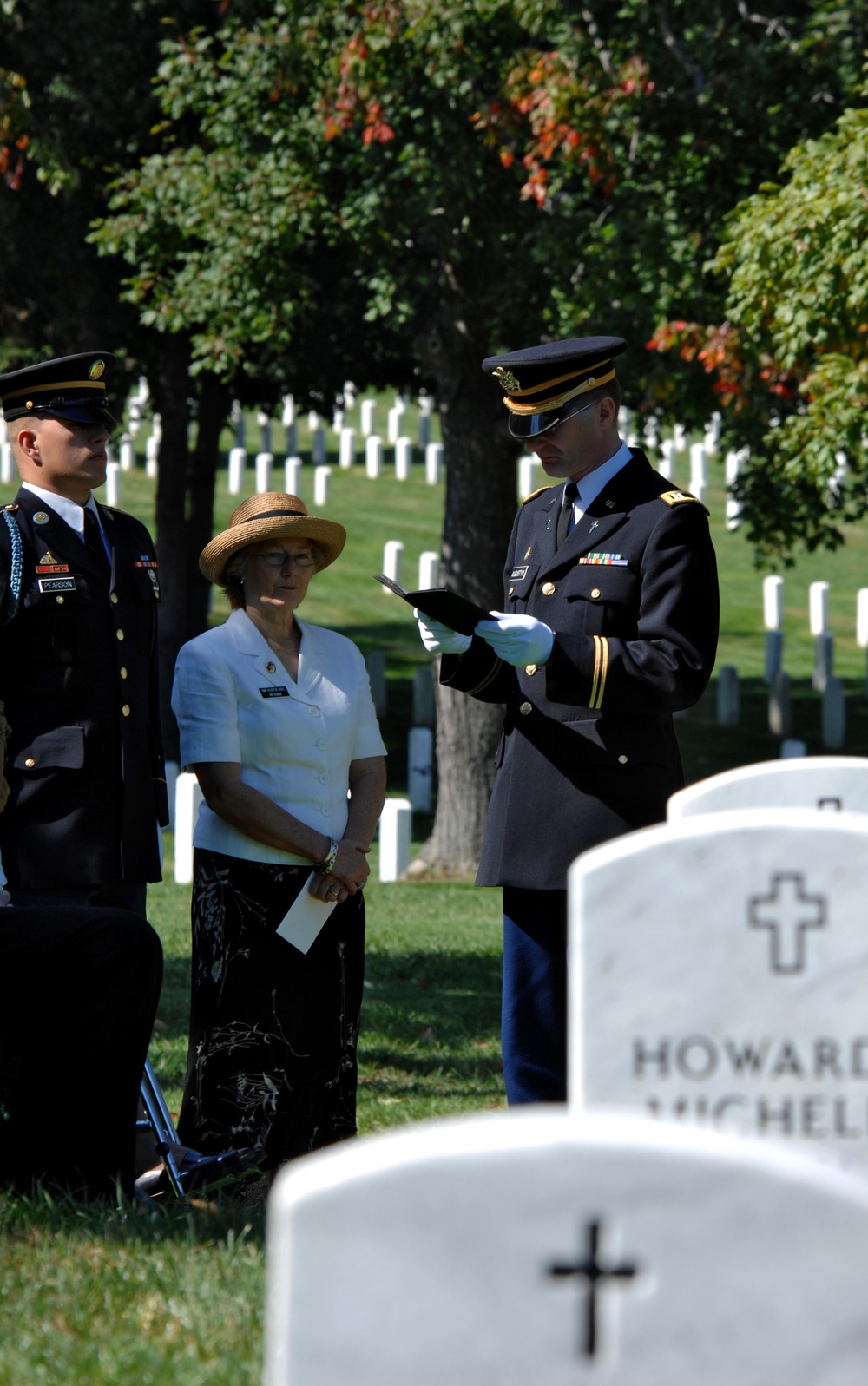 Army Chaplain Leads Funeral for WWI Soldier Lupo at Arlington