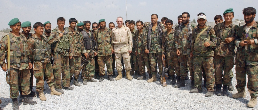 Top U.S. Military Official Meets with Afghan Troops in Jalalabad