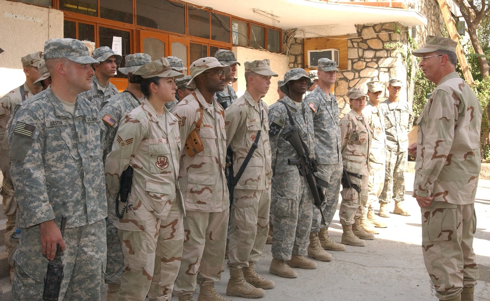 Vice Chairman of Joint Chiefs Honors Troops in Afghanistan
