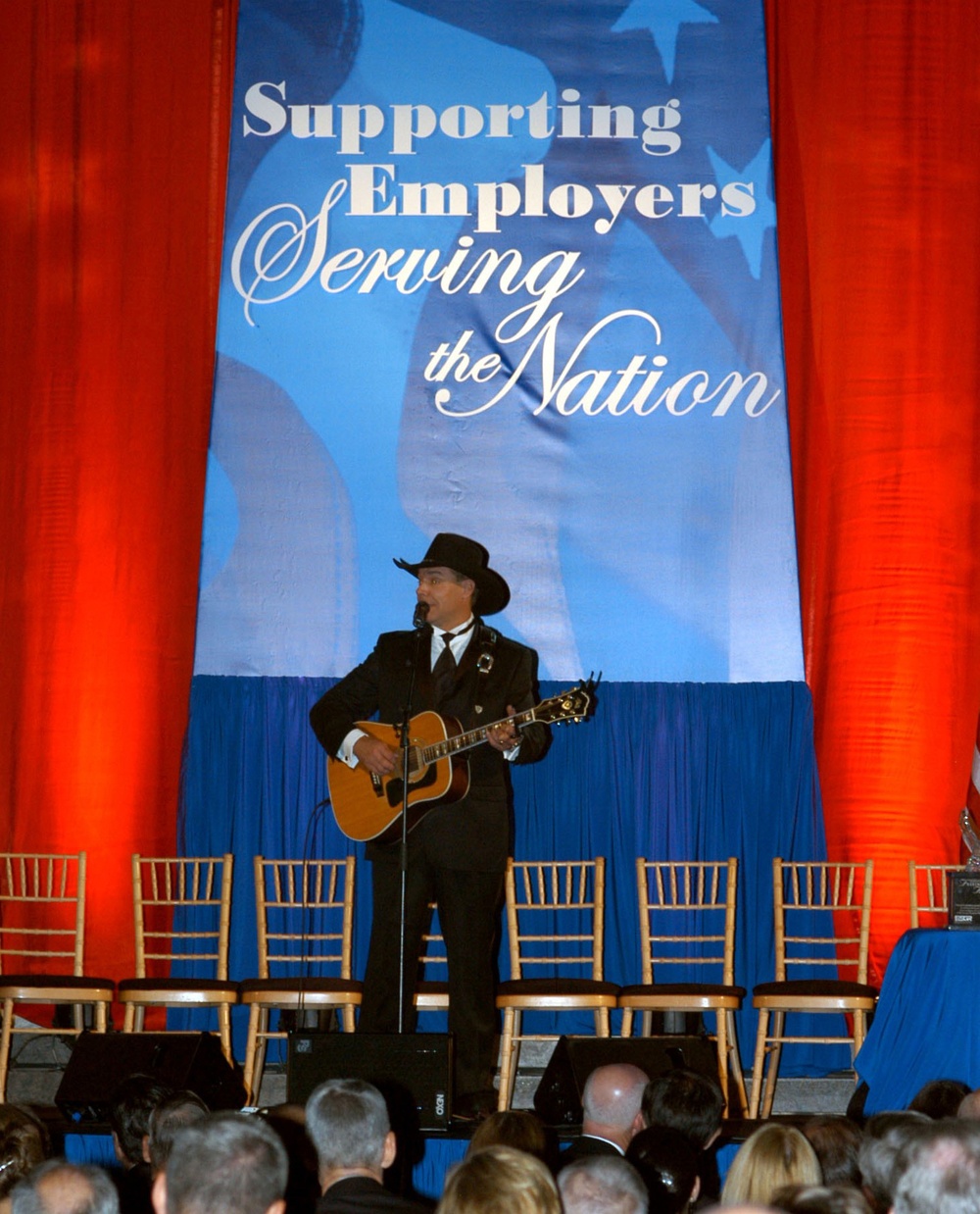 Country Singer Performs at Defense Employer Support Freedom Award Ceremony